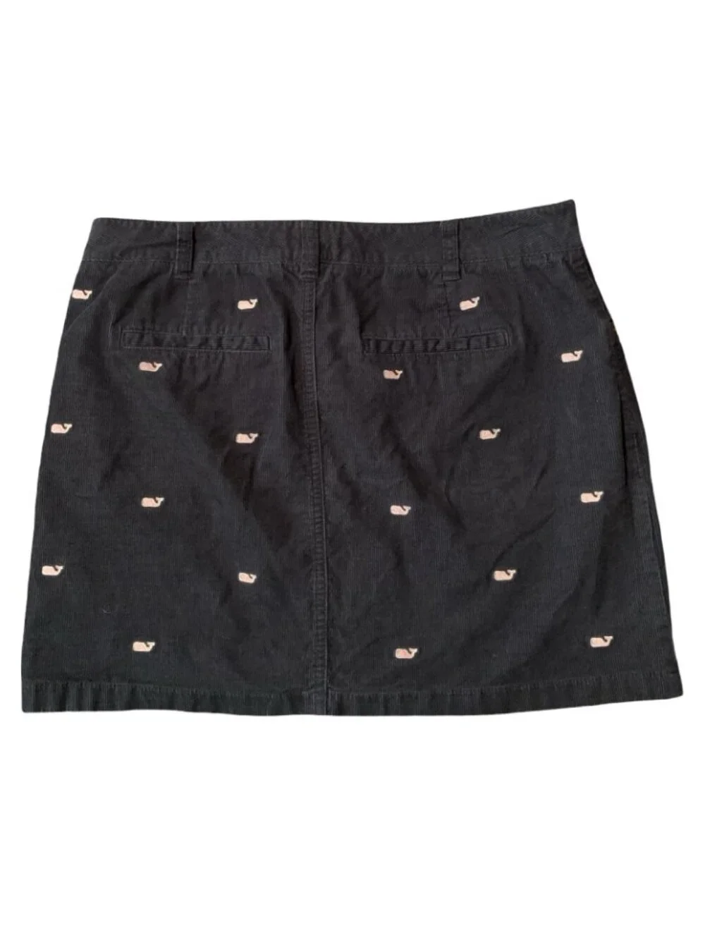 Women’s Vineyard Vines By Shep  & Ian Corduroy Skirt- Size 6 Navy Blue Preppy